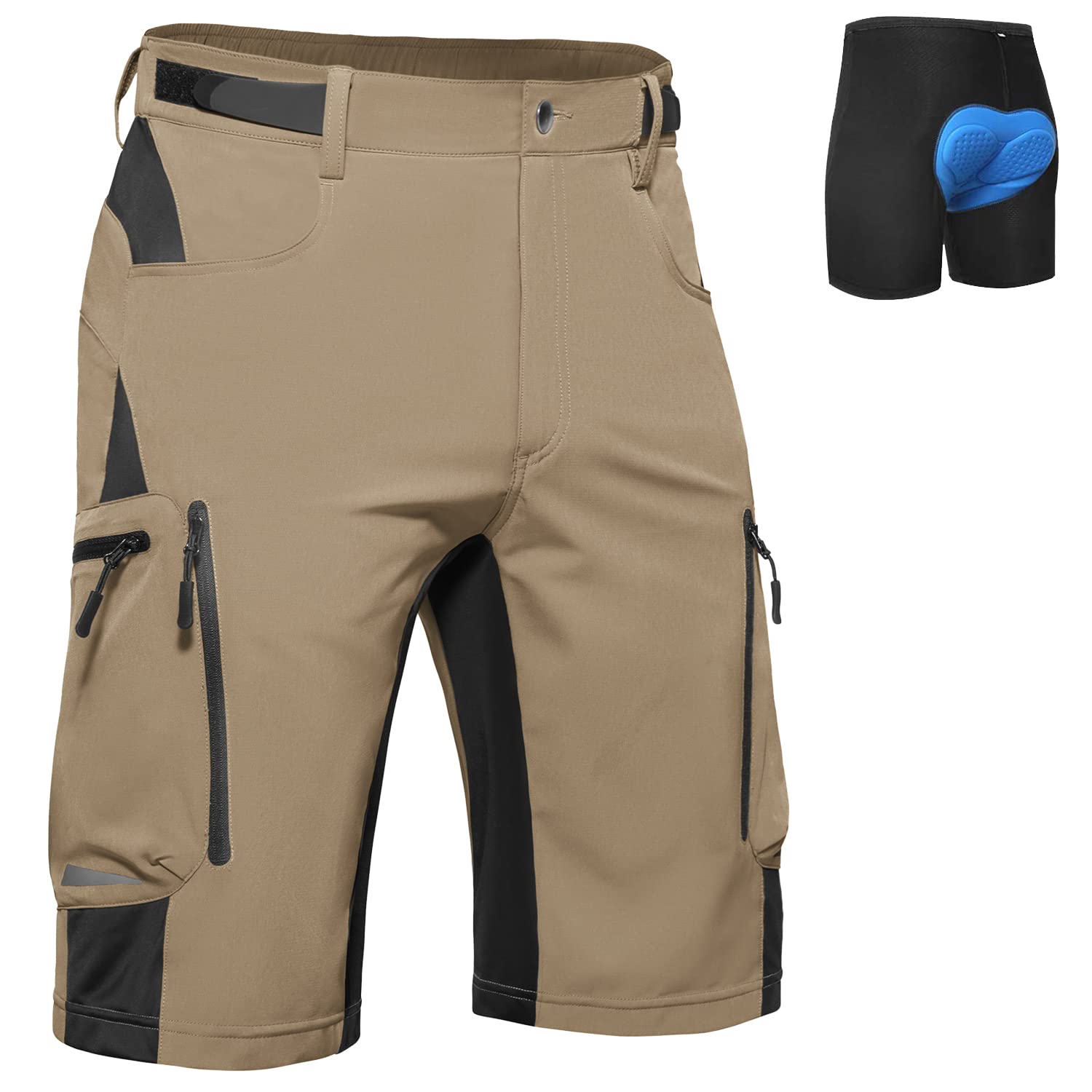 Shorts De Mountain Bike Ally 4d Acolchoados Quick Dry Para Homens