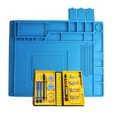 Manta Antiestatica Grande + Kit 36 Chave Manutenção Celular, Tablets E Notebooks