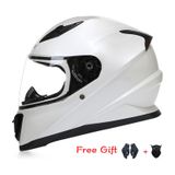 Capacete De Motociclista, Capacete Completo De Inverno, Material Abs Para Adultos
