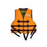 Colete Salva Vidas Rios E Mares Homologado M 35kg A 55kg 3 Fechos Em Nylon