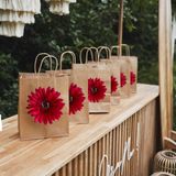 7 Hastes Com Flor Gérbera Artificial Realista Para Decoração Natural E Arranjos Florais Modernos