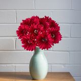 10 Hastes De Gérbera Artificial Realista - Flor Artificial Realista Ideal Para Decoração Sofisticada