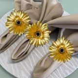 4 Hastes De Gérbera Artificial (varias Cores) Realista Para Arranjos Florais E Decoração De Ambientes