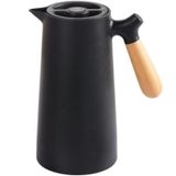 Garrafa De Café Chá Água Suco Líquidos 1l Térmica Sem Sensor Cor Preto