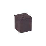 Lixeira Tramontina Luz Inox Em Acabamento Scotch Brite E Revestimento Fosco Black Matte A Base De Verniz 4,5l 94540/062