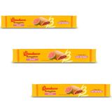 Biscoito Recheadinho Bauducco Goiaba Kit 3 Pacotes De 112g