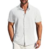 Camisa Social Casual Mapick Masculina De Manga Curta Com Botões