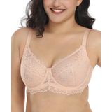 Sutiã Minimizer Hsia Plus Size Underwire Com Cobertura Total