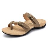 Sandálias Athlefit Orthopaedic Para Mulheres Arch Support Brown 6.5
