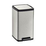 Lixeira Tramontina Octo Aço Inox Com Balde Removível E Pedal 15l 94544/415