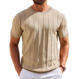 Camiseta Coofandy Masculina De Manga Curta Camiseta Cáqui
