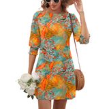 Camiseta Feminina Luyaa, Tamanho Grande, Vestido De Praia, Verão