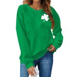 Camisa Feminina Ithalt St Patricks Day Lucky Shamrock Bgreen2