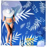 Cobertor De Praia Hihoho Impermeável À Prova De Areia Extra Grande 200x210cm