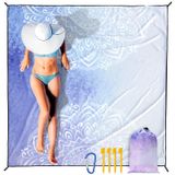 Cobertor De Praia Hihoho Impermeável À Prova De Areia Extra Grande 200x210cm