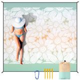Cobertor De Praia Hihoho Impermeável À Prova De Areia Extra Grande 200x210cm
