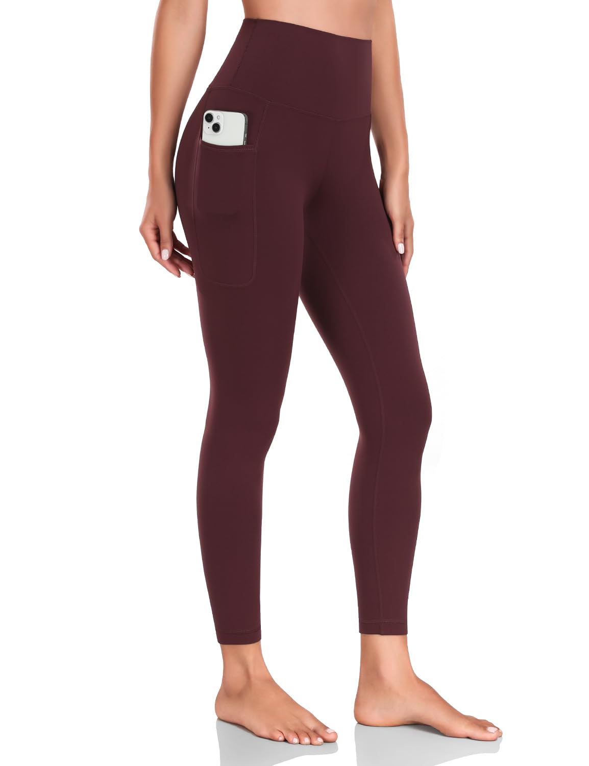 Leggings Heynuts Yoga Pro 7/8 Com Bolsos Para Mulheres Xs Cassis
