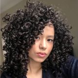 Cabelo De Crochê Eerya Gogo Curl 10 Polegadas Marrom Escuro Sintético X7
