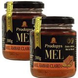 Mel Âmbar Claro 300g - Eleito O Melhor Mel Do Mundo Kit 2