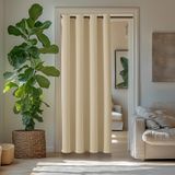 Cortinas Blackout Chrisdowa Biscotti Beige 132x203cm 1 Painel