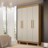 Guarda Roupa Solteiro 4 Portas Em Mdf Quero Quero Valdemóveis