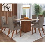 Conjunto Sala De Jantar Mesa Com 8 Cadeiras Ref 138/23 Zamarchi