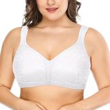 Sutiã Feminino Deyllo Full Coverage Plus Size 38ddd Branco