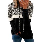 Moletom Onlypuff Pulôver Feminino Com Estampa De Leopardo Preto S