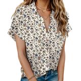 Camisa Feminina Hotouch, Havaiana, Macia E Fria, Com Estampa Floral De Verão