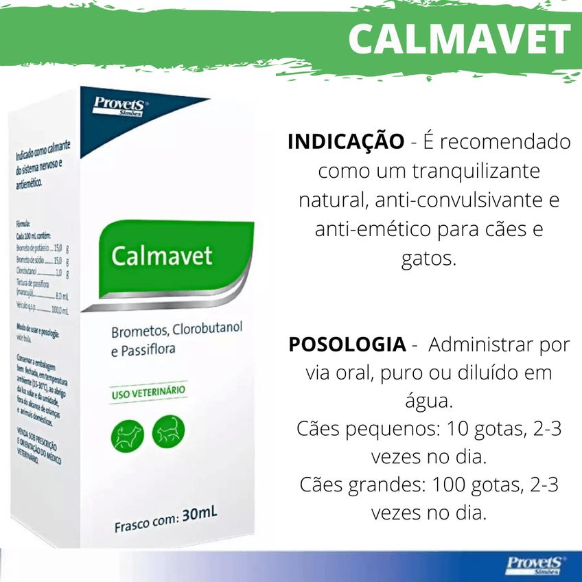 Calmavet Para Cães E Gatos 30ml - Frasco - imagem 4