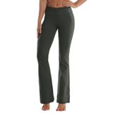 Calças De Ioga Bubblelime Bootcut Tummy Control Para Mulheres