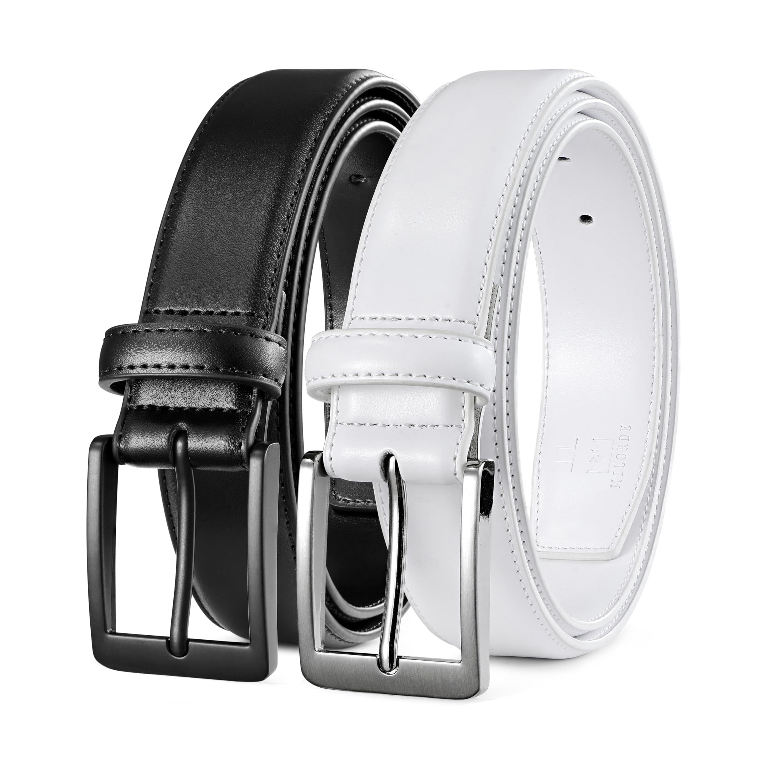 Vestido Masculino De Couro Belt Milorde, Pacote Com 2 Unidades, 100% Couro De Vaca