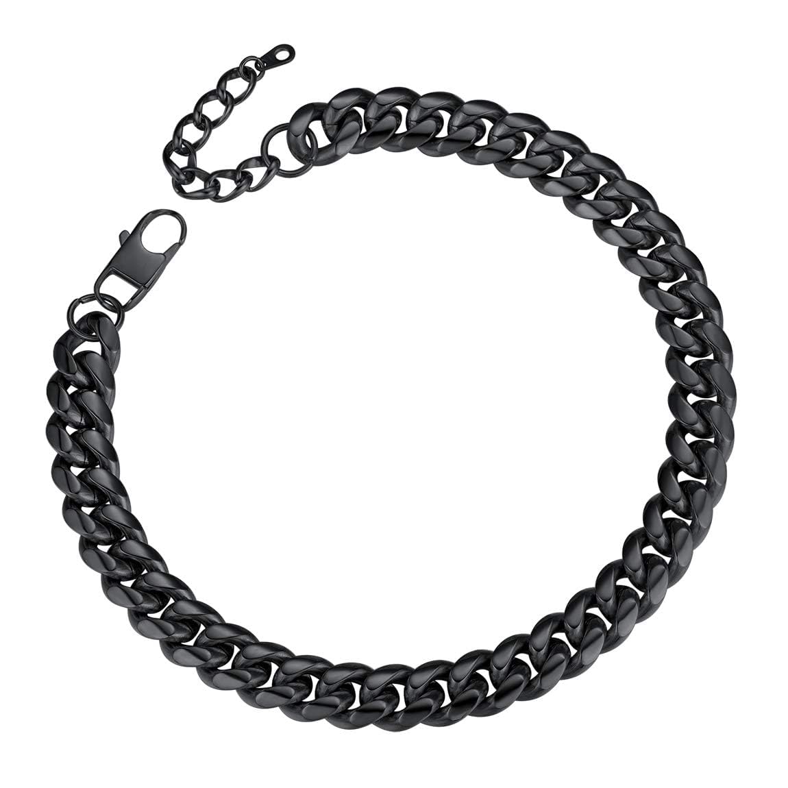 Colar Chainspro Cuban Chain 35 Cm Em Aço Inoxidável Banhado A Ouro 18k