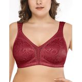 Sutiã Feminino Deyllo Full Coverage Plus Size 44c Vermelho