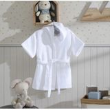 Roupão Bebê Com Capuz Velour Pbb Branco Dohler