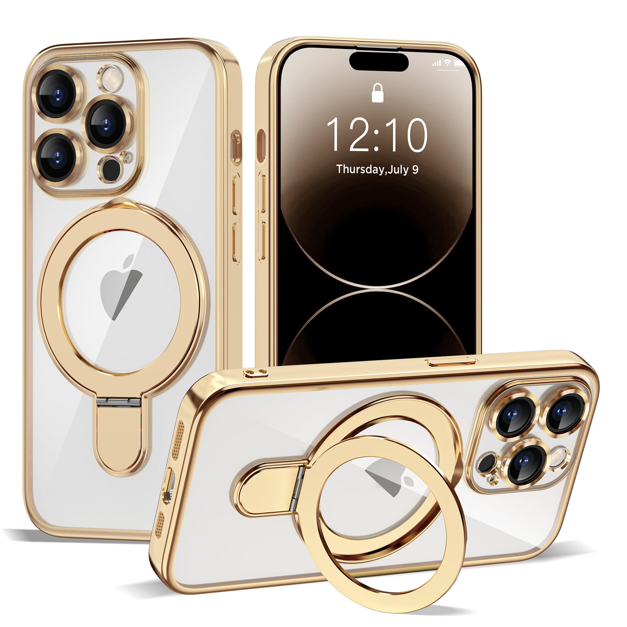 Capa De Telefone Etpesok Compatível Com Iphone 14 Pro 6.1 Gold