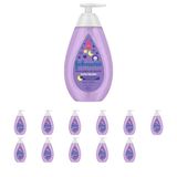 Kit Sabonete Líquido Johnson&#39;s Baby Hora Do Sono 400ml Com 12 Unidades