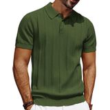 Camisa Polo Pj Paul Jones De Malha Texturizada De Manga Curta Verde 2gg