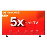 Smart Tv 4k Lg Nanocell 65" Polegadas 65nano80tsa Processador A5 Ger7 Ai Alexa Controle Smart Magic E Wi-fi Bivolt
