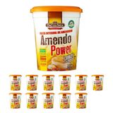 Kit Pasta De Amendoim Da Colônia Integral Crunchy 500g Com 12 Unidades