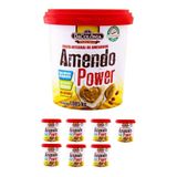 Kit Pasta De Amendoim Da Colônia Amendo Power Integral 1.005kg Com 8 Unidades
