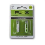 Kit C/ 10 Pilhas Alcalina Aaa - Fx-aaak2 - Cartela C/ 2 - Flex