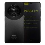 Smartphone Poco C75 256gb 8gb Ram Dual Sim Tela 6.74 - Preto