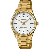 Relógio Casio Feminino Ref: Ltp-v005g-7budf Clássico Dourado