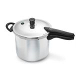 Panela De Pressão Press 20 Cm 6 L Em Alumínio Polido Nigro