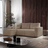 Sofá Living 90cm + 90cm Mais Chaise Esquerdo Meu Sofá Online A226 Linho Bege
