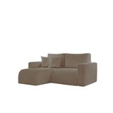 Sofá Living 100cm Chaise 90cm Lado Esquerdo Meu Sofá Online B002 Veludo Capuccino