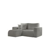 Sofá Living 100cm Chaise 90cm Lado Esquerdo Meu Sofá Online A230 Linho Cinza