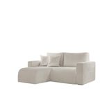 Sofá Living 120cm Chaise 90cm Lado Esquerdo Meu Sofá Online A302 Linho Branco