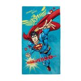 Toalha Banho Infantil Velour 70x130cm Superman 23 Dohler